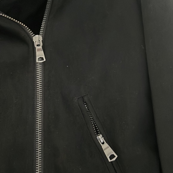 Banana Republic Suede Moto Jacket Size Large - Picture 3 of 4